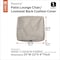 Classic Accessories Ravenna Water-Resistant 25x22x4" Patio Back Cushion Cover, Mushroom 60-394-016401-RT - alternate 4